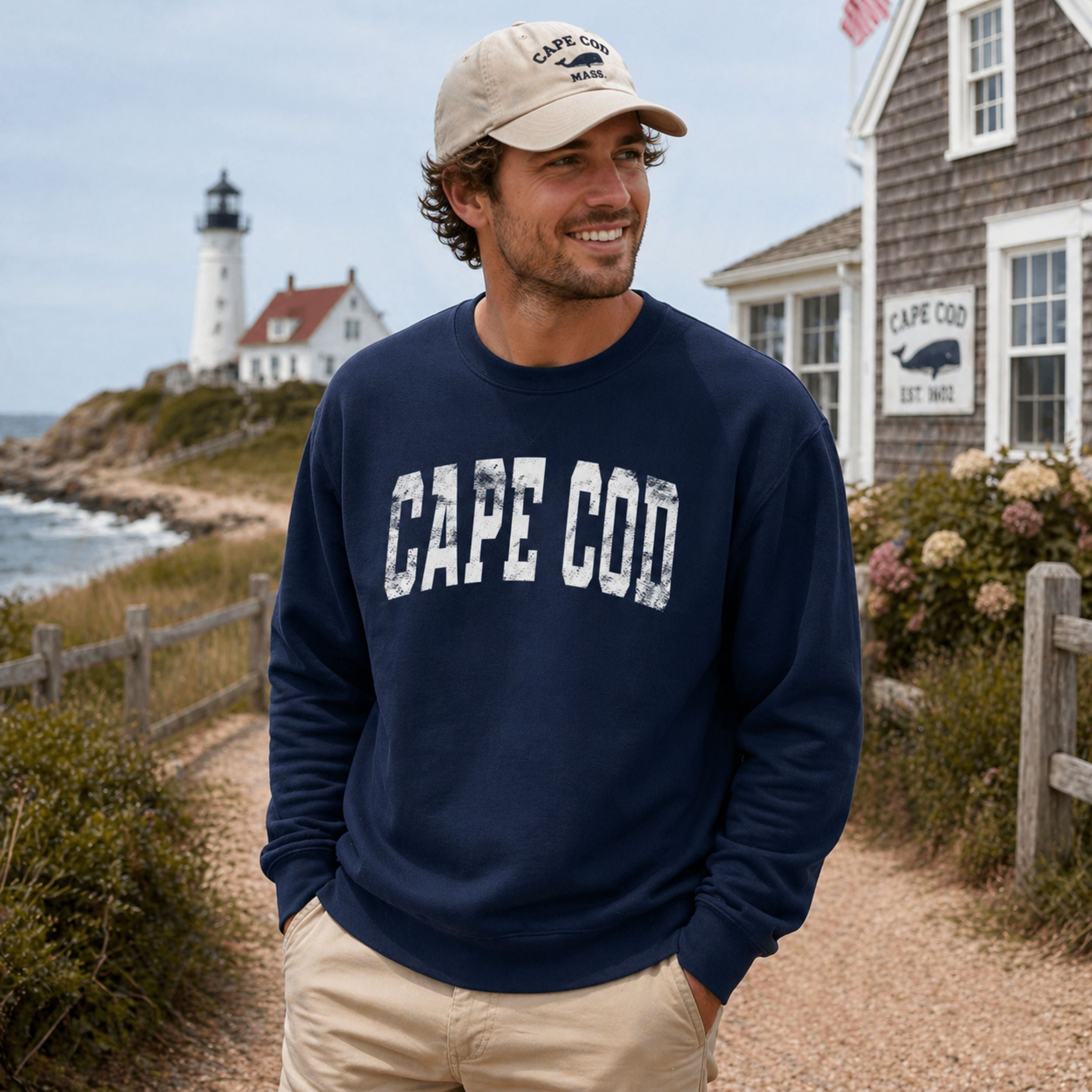 Cape Cod Crewneck Sweatshirt